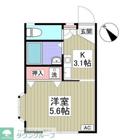 パレス金森台の物件間取画像